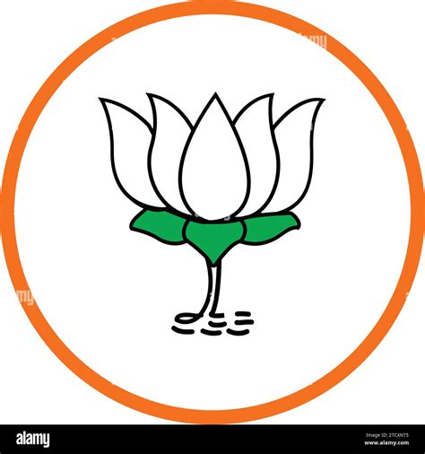 Lotus Flower Symbol |Political party sign| BJP Banner background ...