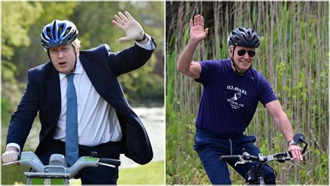 President Joe Biden gifts Boris Johnson US-built bike | Cycling Weekly