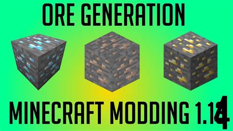 Ore Generation - Minecraft Modding Tutorial for MC 1.14/1.14.4 - YouTube