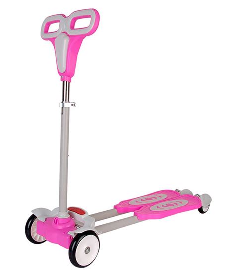 Dolphin Pink 4 Wheels Kids Scooter - Buy Dolphin Pink 4 Wheels Kids Scooter Online at Low Price ...