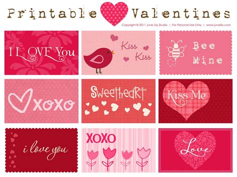 41 Free Printable Valentines for Valentine's Day