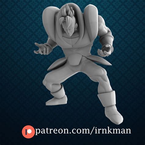 STL file Android 16 (Dragon Ball)・3D print object to download・Cults