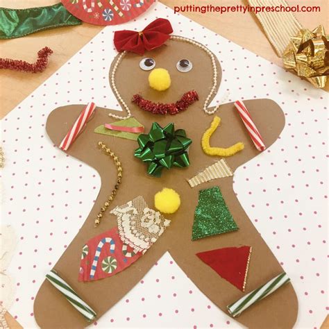 Scissor Skill Gingerbread Man Craft