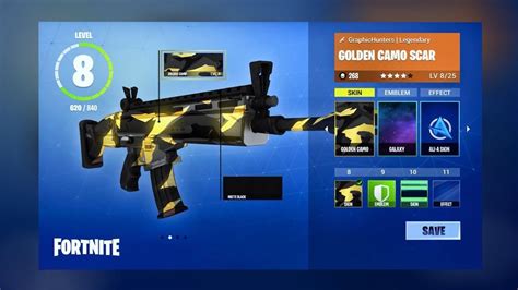 Golden Scar Fortnite Wallpapers on WallpaperDog