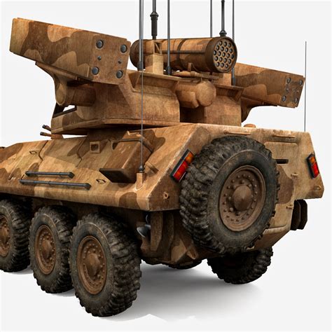 lav-ad air defense vehicle 3d model