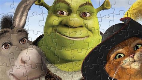 Shrek Puzzle Games For Kids - YouTube