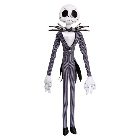 Just Play Tim Burton's Nightmare Before Christmas 16-Inch Tall Jack Skellington Plush, Stuffed ...