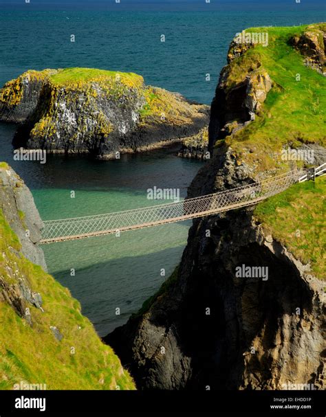 Carrick-a-Rede Rope Bridge. Northern Ireland Stock Photo - Alamy