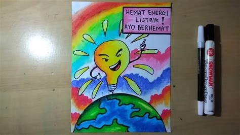 Gambar Poster Hemat Energi Listrik – Gambaran