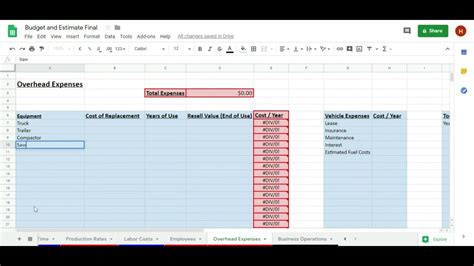 Overhead Budget Template - prntbl.concejomunicipaldechinu.gov.co