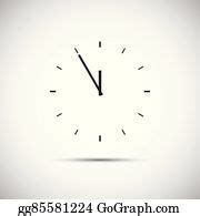 510 Minimalist Clock Clip Art | Royalty Free - GoGraph