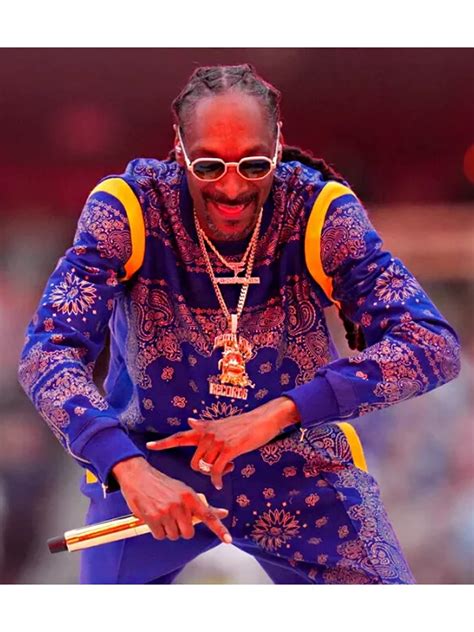 Snoop Dogg Super Bowl Tracksuit | Halftime Blue Snoop Dogg Outfit