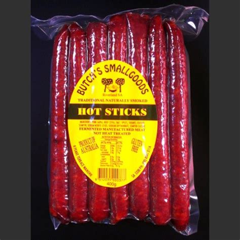 Hot Sticks 10 Pack – Butch’s Smallgoods