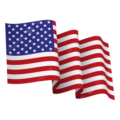 American Wavy Flag PNG, Vector, PSD, and Clipart With Transparent ...