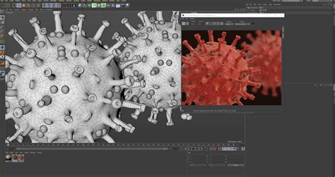 Free Cinema 4D 3D Model: Coronavirus - The Pixel Lab