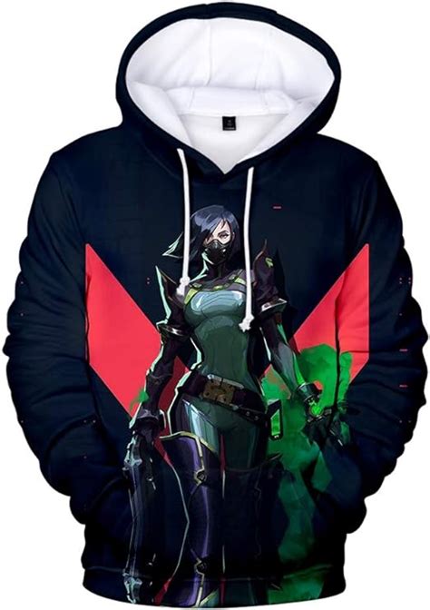 2020 Valorant Hoodies 3D Print Sweatshirts Harajuku Langarm Kleidung 2020 Hot Game Valorant ...