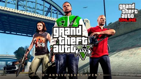 GTA V 10 Year Anniversary Commemorated With... Some GTA Online Skins ...