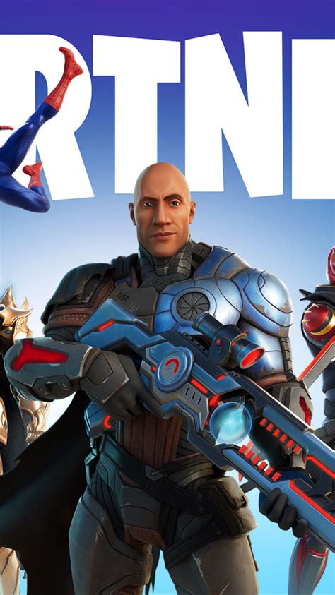 750x1334 Resolution Dwayne Johnson The Rock Fortnite iPhone 6, iPhone ...