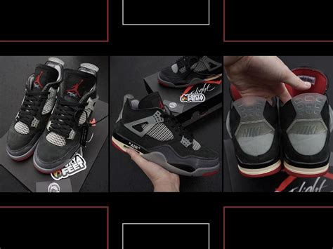 Off-White x Nike Air Jordan 4 "Bred" sample sneakers: Everything we know so far