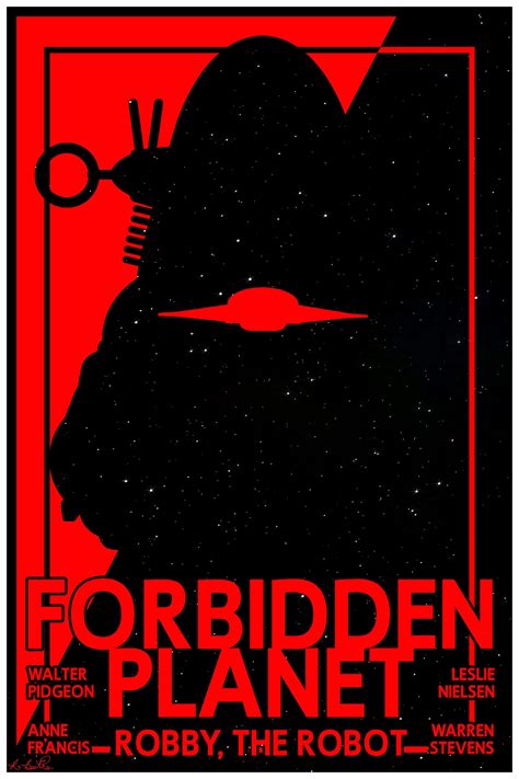 original Forbidden Planet Posters, by Robert Bertie Robby The Robot ...