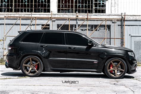 22" VELGEN CLASSIC5 BLACK CONCAVE WHEELS RIMS FITS JEEP GRAND CHEROKEE ...