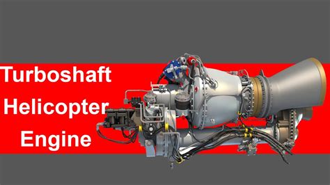 Turboshaft Helicopter Engine - YouTube