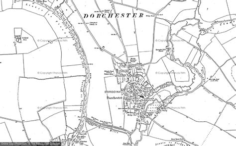 Old Maps of Dorchester, Oxfordshire - Francis Frith