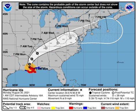 Hurricane Ida tracker: Latest path map and weather forecast after category 4 storm hits New Orleans