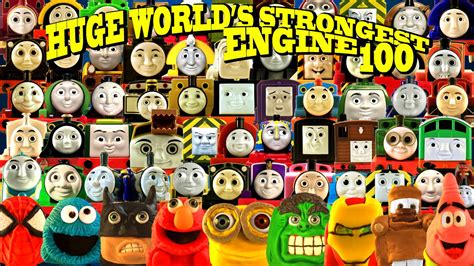 HUGE WORLD'S STRONGEST ENGINE ep 100 64 ENGINES! Thomas and Friends ...