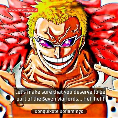 Words Of A Fallen Tyrant: Donquixote Doflamingo's Quotes