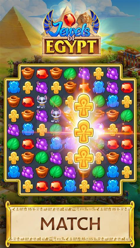 Jewels of Egypt v1.54.5400 MOD APK (Unlimited Money) Download