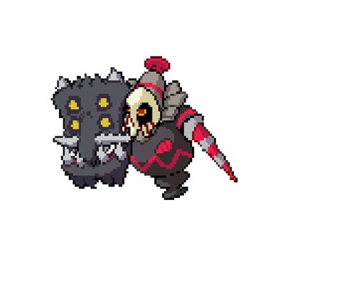 Dusknoir Sprite/fusion by distorted-pokemon on DeviantArt