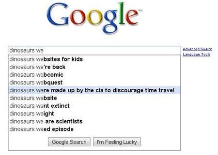 Funny Google Suggestions