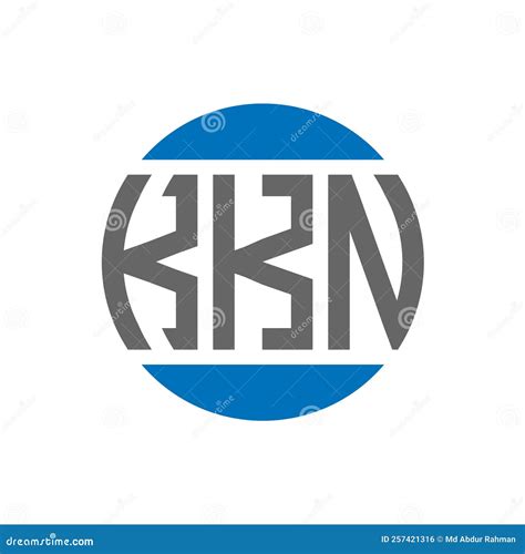 KKN Letter Logo Design on White Background. KKN Creative Initials Circle Logo Concept Stock ...