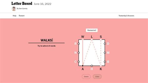 NYT Letter Boxed: A Quick Guide to the Fan-Favorite Puzzle