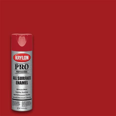 Krylon Professional Gloss Red Spray Paint Spray Paint (Actual Net Contents: 15-oz) at Lowes.com