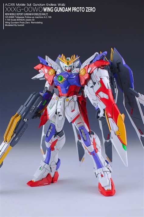 MG 1/100 Wing Gundam Proto Zero - Customized Build | Gundam, Gundam mobile suit, Gundam custom build