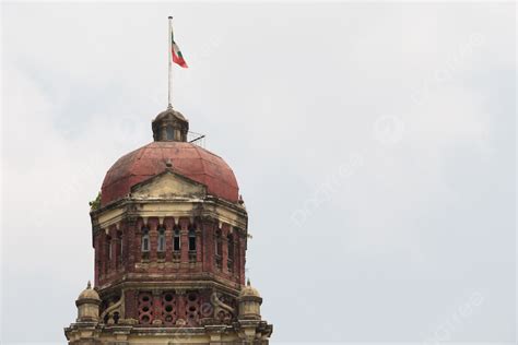 Yangon Rangoon Building From British Balcony Asia Journey Photo ...