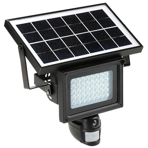 Solar Powered Pir Floodlight Camera Cctv Pir Lamp Hd Cameras Wireless ...