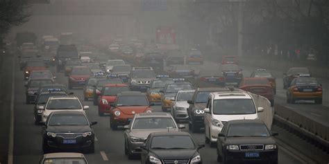 Polluted China Forces Millions Of Cars Off The Road - Business Insider