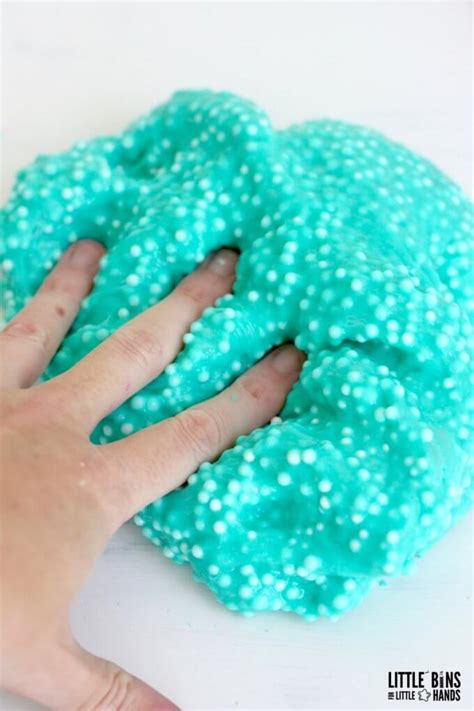 How To Make Crunchy Slime - Little Bins for Little Hands