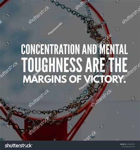 Sports Basketball Quotes Concentration Mental Toughness Stock Photo ...