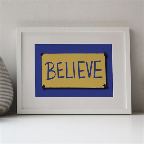 Believe Sign - Etsy