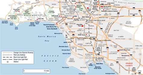 Los Angeles Map Pdf - Large World Map