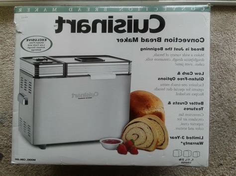 Cuisinart CBK-200 Convection Bread Maker 2LB- NEW