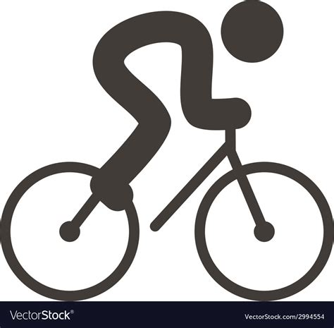 Cycling icon Royalty Free Vector Image - VectorStock