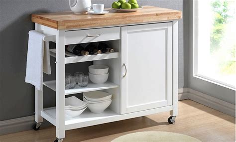 Modern Kitchen-Island Carts | Groupon Goods