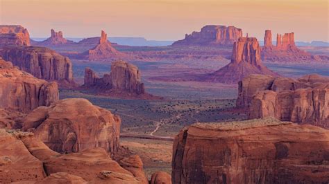 Sunrise in Hunts Mesa navajo tribal majesty place near Monument Valley ...