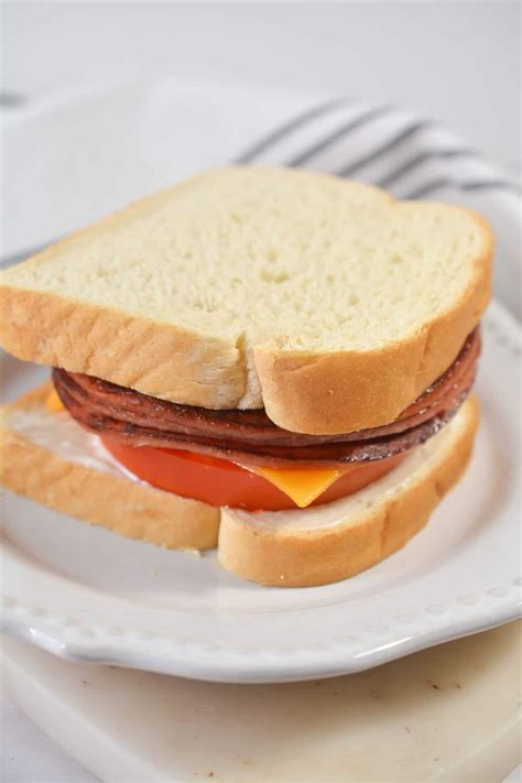 Fried Bologna Sandwiches - Sweet Pea's Kitchen