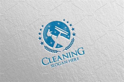 44+ Cleaning Logo Designs | Free & Premium Downloads